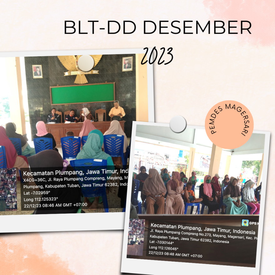 PEMBAGIAN BLT DD BULAN DESEMBER 2023